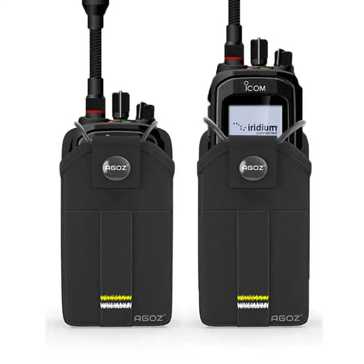 Durable Icom IC-SAT100 Two-Way Radio Holster with Belt Clip