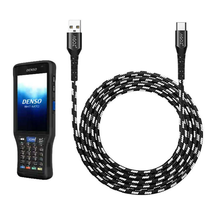 USB-C Fast Charger Cable for Denso BHT-M70 Scanner