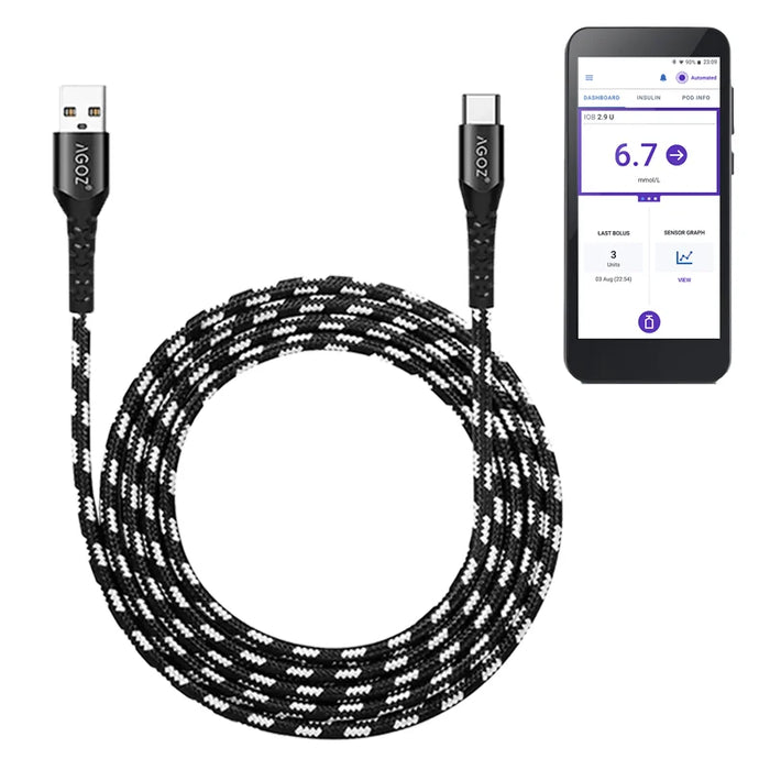 Omnipod 5 Controller USB-C Charger Cable