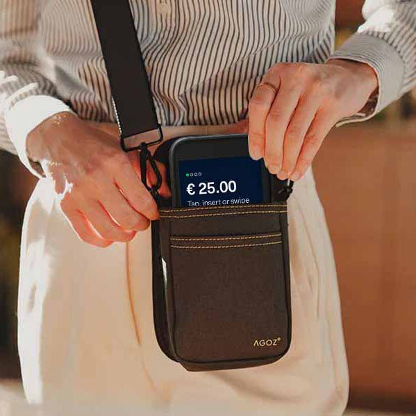 Rugged PayPal POS Terminal Holster with Sling/Waistbelt