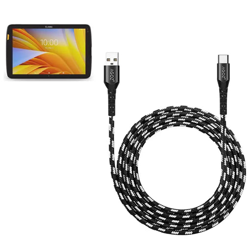 USB-C Fast Charger Cable for Zebra ET85 Tablet