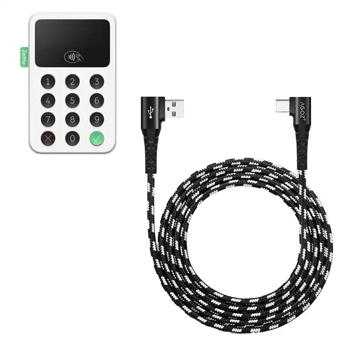 90 Degree Paypal Zettle Reader 2 Charging Cable