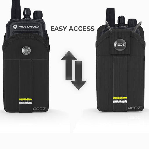 Motorola WAVE TLK 100 Two-Way Radio Case with Snap Closure Holster Pouch Cover